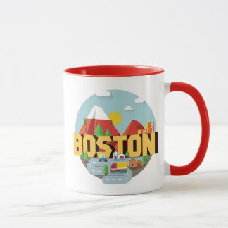 Boston som en destination mugg
