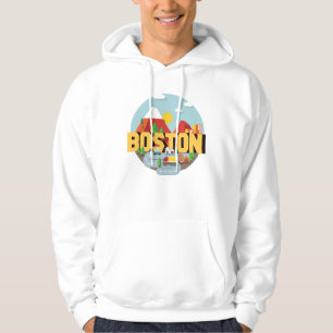 Boston som en destination sweatshirt med luva