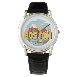 Boston som mål armbandsur