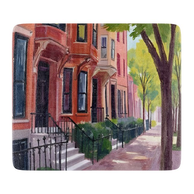 Boston sommar | Massachusetts Brownstones (Framsidan)
