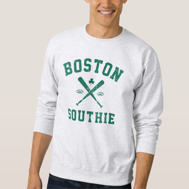 Boston Southie Lång Ärmad Tröja (Framsida)