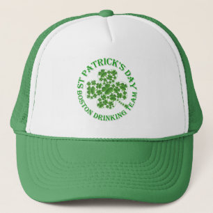 Boston St Patrick drickteam Truckerkeps