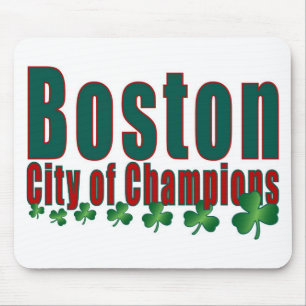 Boston stad av mästare musmatta