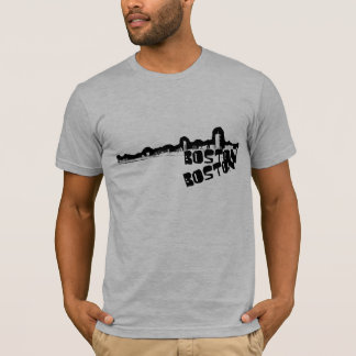 Boston stad av tee shirt
