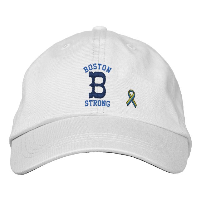 Boston stark bandPersonalizable EDIT TEXT Broderad Keps (Framsida)