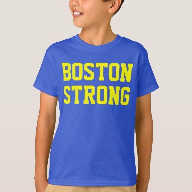 Boston stark blåttgult tröja (Framsida)