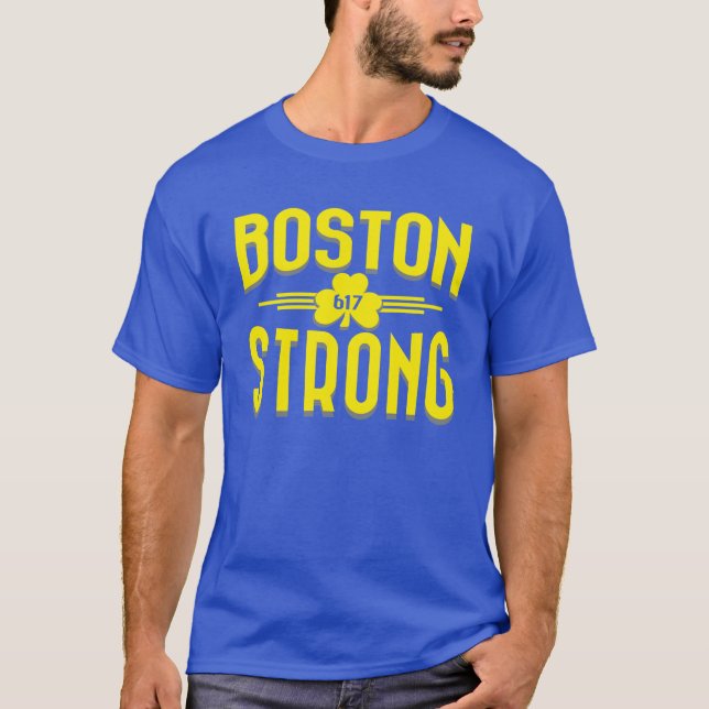 Boston stark Deco Shamrock T-shirt (Framsida)