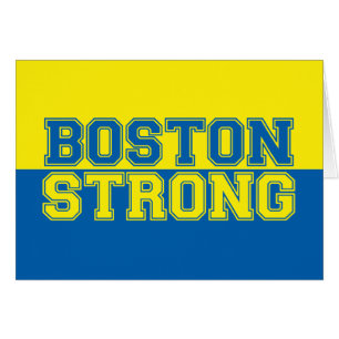 Boston stark grafisk stil hälsningskort