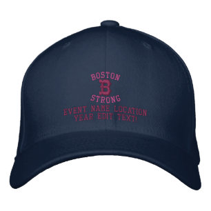 Boston stark Personalizable EDIT TEXT Broderad Keps