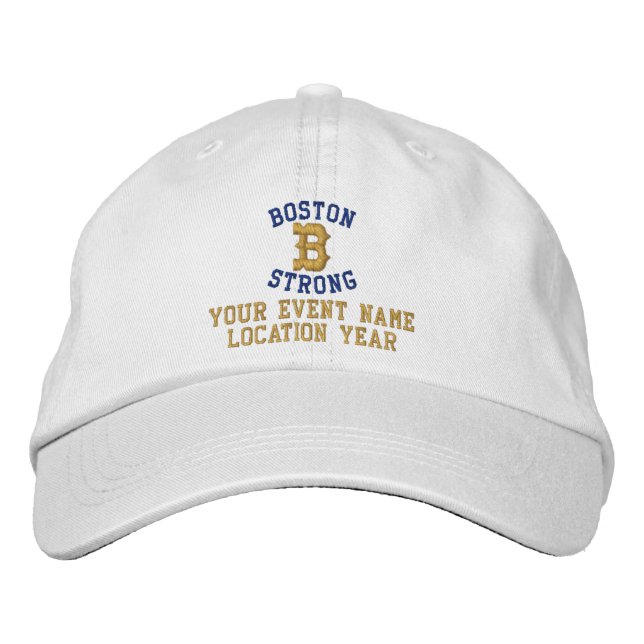 Boston stark Personalizable EDIT TEXT Broderad Keps (Framsida)