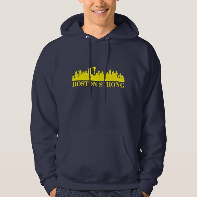 Boston stark pride sweatshirt med luva (Framsida)