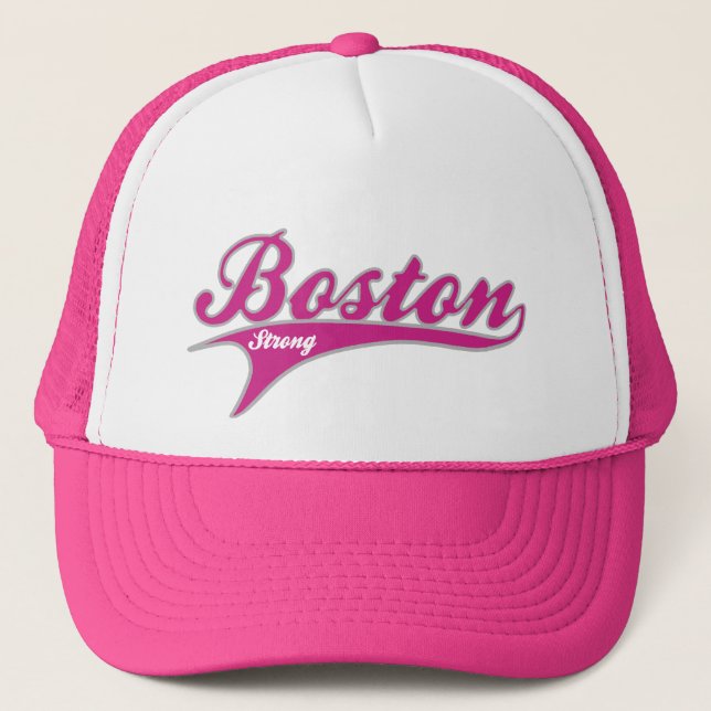 BOSTON STARK rosa basebollarenahatt Keps (Framsida)