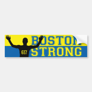 Boston stark Silhouette 617 Bildekal