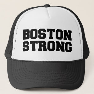 boston stark svart texthatt keps