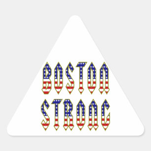 Boston Stark Triangelformat Klistermärke