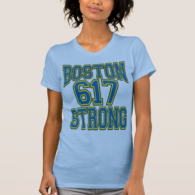 Boston STARK typografi 617 Tee (Framsida)