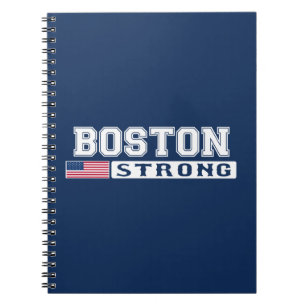 BOSTON STARK U.S. flagga Anteckningsbok Med Spiral