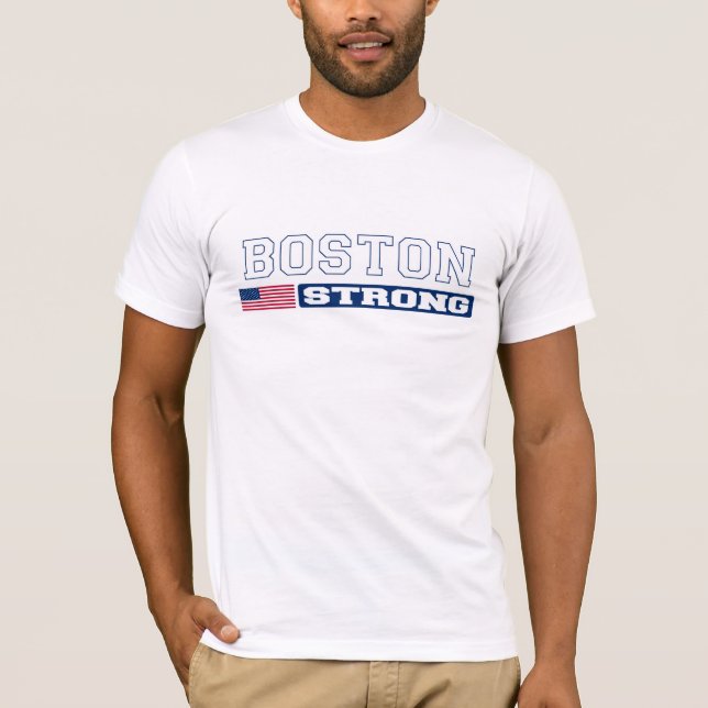 BOSTON STARK U.S. flaggaT-tröja T-shirt (Framsida)