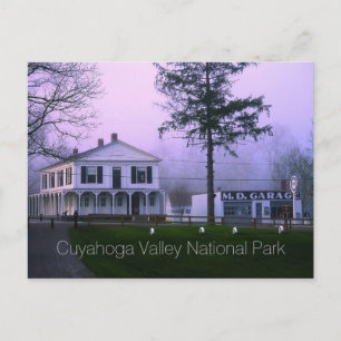 Boston Store, M. D. Garage, Cuyahoga National Park Vykort