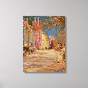 Boston Street Scene - Edward Mitchell Banister Canvastryck