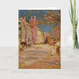 Boston Street Scene - Edward Mitchell Banister Kort