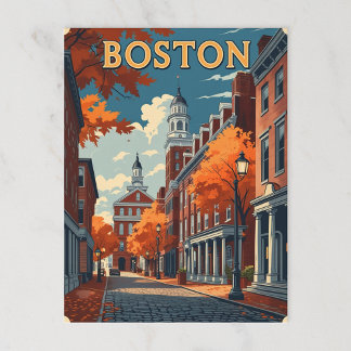 Boston Street Vykort