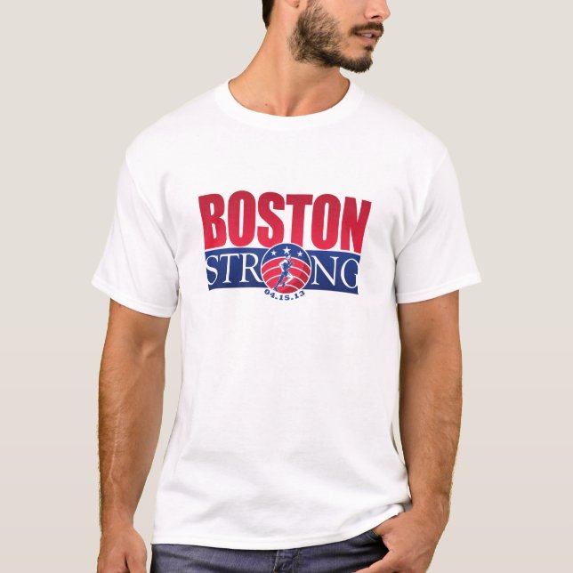 Boston Strong 15 april 2013 T Shirt (Framsida)