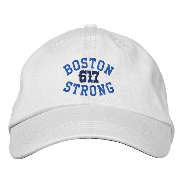 Boston Strong 617 Broderad Keps (Framsida)