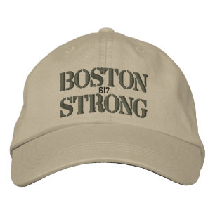 Boston Strong 617 Broderad Keps