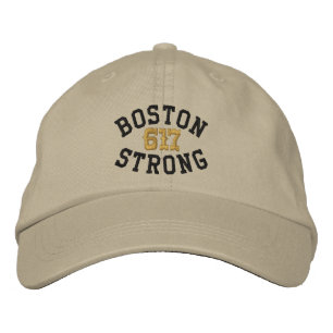 Boston Strong 617 Broderad Keps