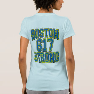 Boston STRONG 617 Typografi Tee