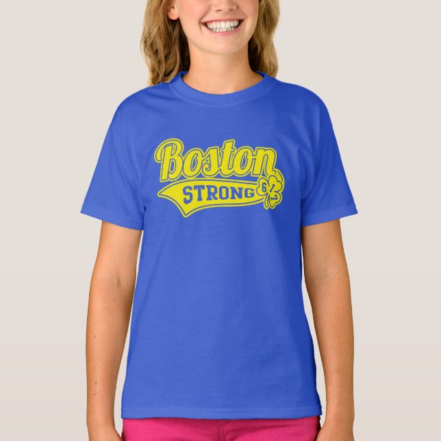 Boston Strong Ballpark Shamrock T-shirt (Framsida)