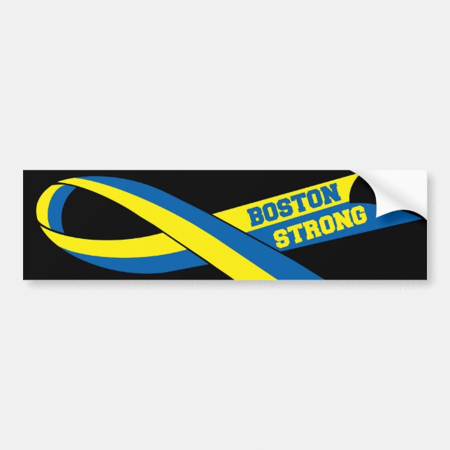 Boston Strong Band Stil Bildekal (Framsidan)