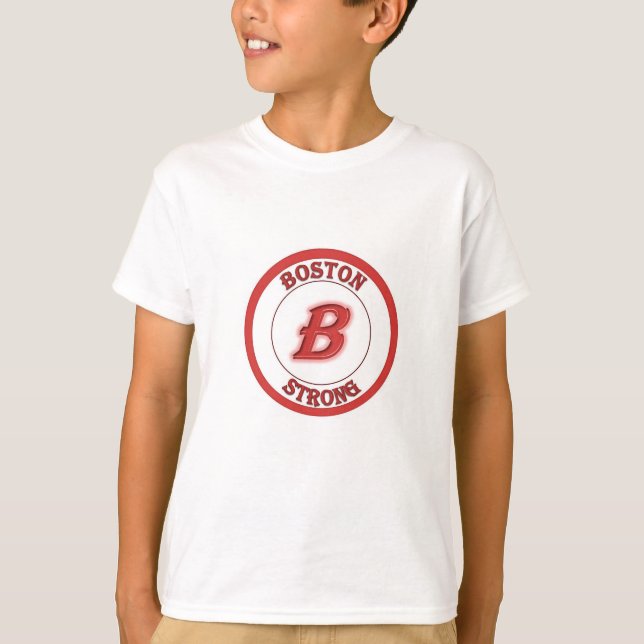 Boston Strong Boy's T-Shirt (Framsida)