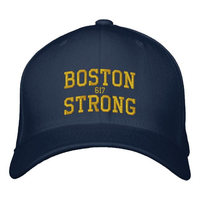 Boston Strong Broderad Keps (Framsida)