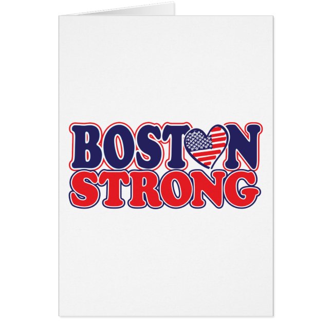 Boston Strong Hälsningskort (Framsidan)