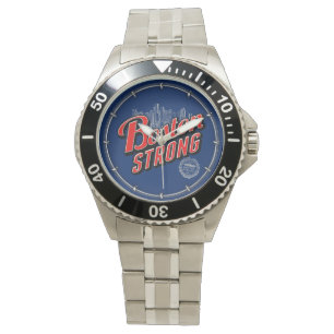 Boston Strong i röd och blå dekoration Armbandsur
