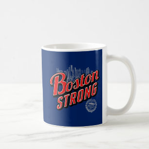 Boston Strong i röd och blå dekoration Kaffemugg