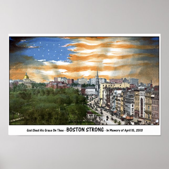 Boston Strong - In Memory of 15, 2013 Poster (Framsidan)