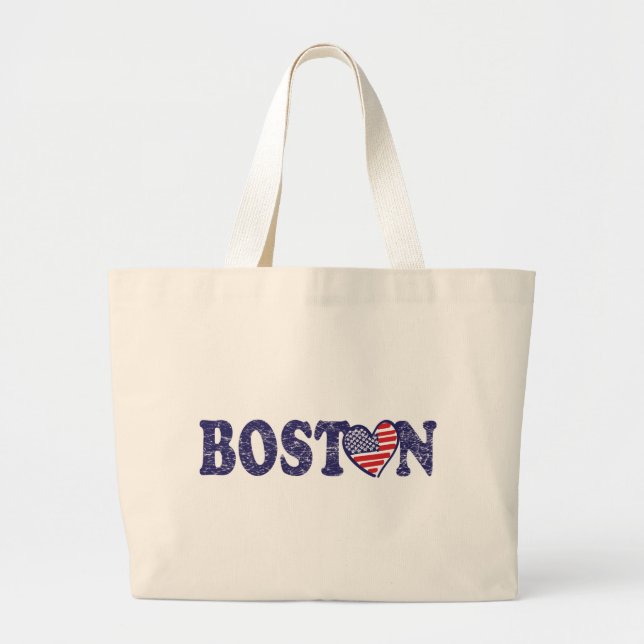 Boston Strong Jumbo Tygkasse (Framsidan)