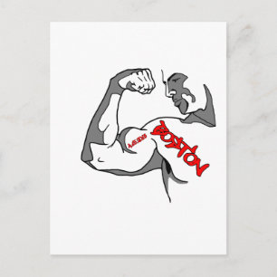Boston Strong Muscle Vykort