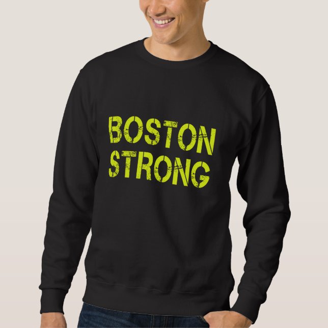 Boston Strong Retro Manar Women Lång Ärmad Tröja (Framsida)