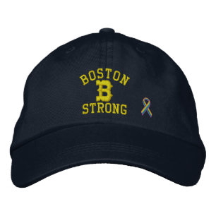 Boston Strong Ribbon Edition Broderad Keps
