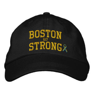 Boston Strong Ribbon Edition Broderad Keps