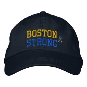 Boston Strong Ribbon Edition Broderad Keps