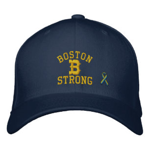 Boston Strong Ribbon Edition Broderad Keps