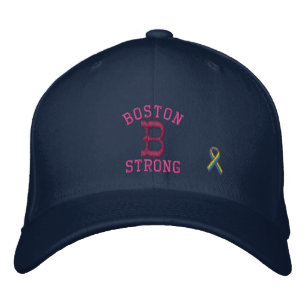 Boston Strong Ribbon Edition Broderad Keps