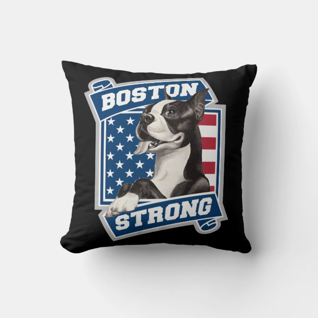 BOSTON STRONG TERRIER KUDDE (Framsida)