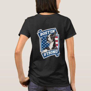BOSTON STRONG TERRIER VAPENSKÖLD STIL TEE