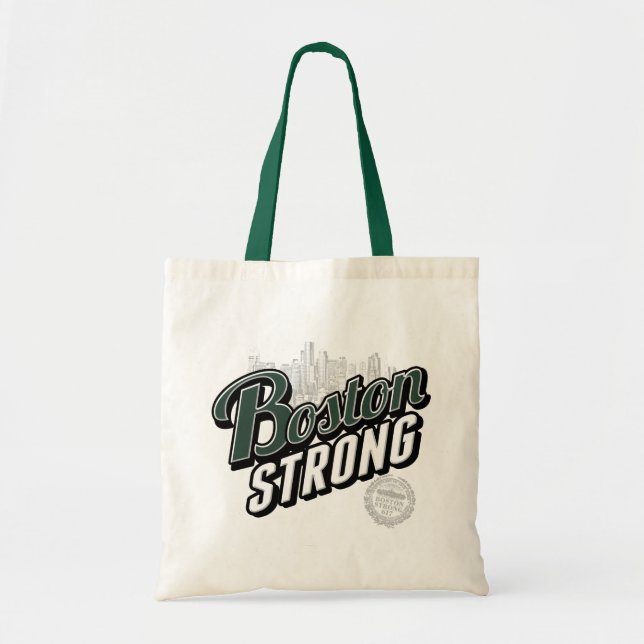 Boston Strong Typography Stil Tygkasse (Framsidan)